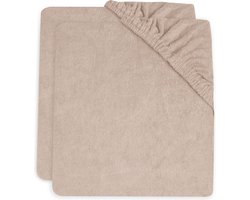 Jollein - Aankleedkussenhoes Badstof 50x70cm - Zachte Hoes Baby Aankleedkussen - Wild Rose - 2 Stuks