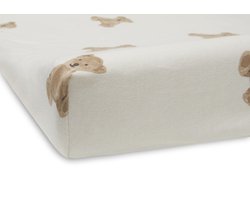 Jollein Aankleedkussenhoes Jersey 50x70cm - Teddy Bear