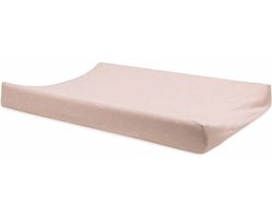 Jollein - Aankleedkussenhoes Jersey 50x70cm - Zachte Hoes Baby Aankleedkussen - Twinkling Wild Rose