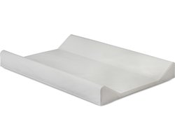 Jollein Baby Aankleedkussen - 50x70cm - Wit - Met Hoge Randen