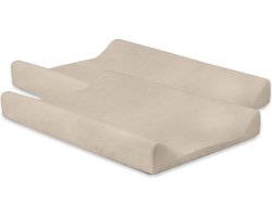 Jollein Baby Aankleedkussenhoes Badstof - 50x70cm - Nougat - 2 Stuks