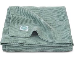 Jollein Baby Deken Ledikant 100x150cm - Basic Knit - Forest Green