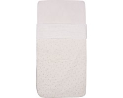 Jollein Baby Laken Wieg - 75x100cm - Slub - Ivory