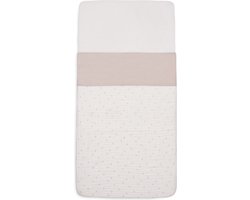 Jollein Baby Laken Wieg - 75x100cm - Slub - Nougat