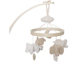 Jollein Baby Mobiel - Voor Box of Bed - Elephant Tales