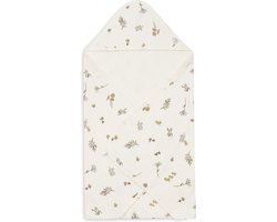 Jollein - Badcape 75x75cm - Baby Handdoek met Badcape, Omslagdoek, Badponcho - Riverside