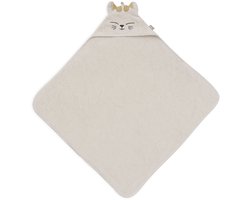 Jollein Badcape Baby - 100% Badstof Katoen - 75x75 cm - Charlie