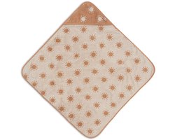 Jollein Badcape Baby - Jersey / Badstof - 75x75 cm - Jacquard - Sun