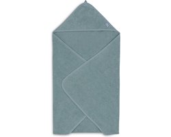 Jollein - Badcape Badstof 100x100cm - Baby Handdoek met Badcape, Omslagdoek, Badponcho - Sea Green