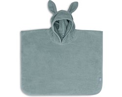 Jollein - Badponcho Baby Badstof - Badcape Kind met Capuchon - Sea Green