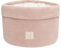 Jollein - Commodemandje - Commode Mandje voor Babykamer- 14x18cm - Opbermand - Cosy Knit Wild Rose