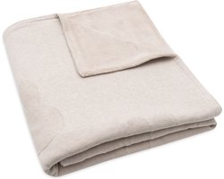 Jollein - Deken Ledikant 100x150cm - Dekentje Baby - Miffy - Nougat/Coral Fleece