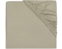Jollein - Hoeslaken Jersey 60x120cm - Wieg, Ledikant, Babybed - Olive Green