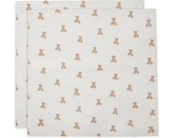 Jollein Hydrofiele Doek Large 115x115cm Teddy Bear- 2 Stuks