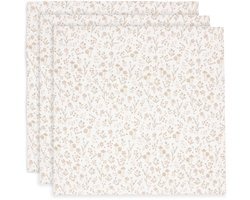 Jollein - Hydrofiele Doek Small 70x70cm - Inbakerdoek - Zacht Katoen - 3 Stuks - Bloomy