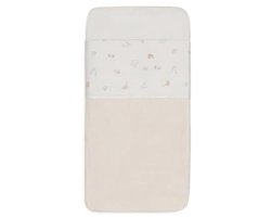 Jollein Lovely Birds Bed Sheet 75 x 100 cm for Baby Crib 100% Cotton Oeko-Tex Certified