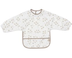 Jollein Slabbetjes Waterproof Met Mouw - 1 Stuk - 75 cm - Leafy Dreams