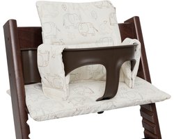 Jollein Stoelverkleiner Meegroei - 46x30cm - Elephant Tales