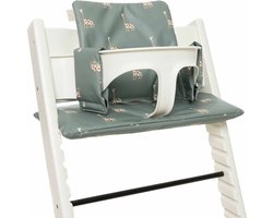 Jollein Stoelverkleiner Meegroei - Jungle Jambo Giraffe - Voor Kinderstoel - Gecoat Polyester