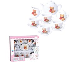 JollyLife - Stenen Beren Kinderservies - Theekransje - 13 delig