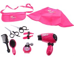 Jonotoys Föhnset Met Accessoires 10-delig Roze