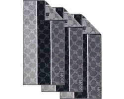 JOOP! Handdoek Signature Cornflower Stripes Een maat, 50x100 Set van 3