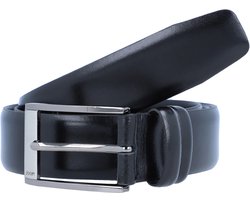 JOOP! Leren Riem Classic Coll. Belt 3,5 CM W100 Black Zwart