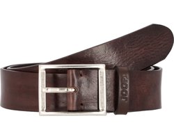 JOOP! Leren Riem Classic Jeans Belt 4,0 CM W90 D`Brown Donkerbruin