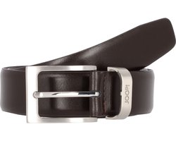 JOOP! Leren Riem Modern Coll. Belt 3,5 CM W115 D`Brown Donkerbruin