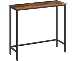 Joorly Console Tafel - Display Tafel - Smalle Bijzettafel - Haltafel - Tafel voor achter de bank - 75x24x75cm