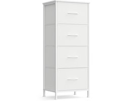Joorly Ladekast - 4 Lades - Opbergkast - Staal - Dressoir - Kledingkast - Archiefkast - 30x39,6X95,2cm