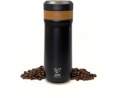 JOR Products® French Press - Koffiezetapparaat - Koffiebonen - Thermoskan - Camping - Reizen - Travel Mug - Espresso - Thee