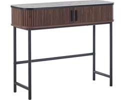 JOSE - Consoletafel - Donkere houtkleur - Vezelplaat