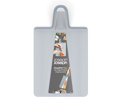 Joseph Joseph Chop2Pot Plus Snijplank – Opvouwbaar – Lichtblauw – Medium – Antislip & Vaatwasserbestendig