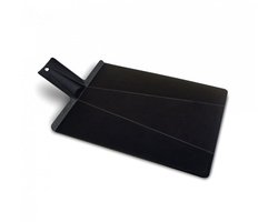 Joseph Joseph Chop2Pot Plus Snijplank – Opvouwbaar – Zwart – Groot – Antislip & Vaatwasserbestendig