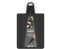 Joseph Joseph Chop2Pot Plus Snijplank – Opvouwbaar – Zwart – Medium – Antislip & Vaatwasserbestendig