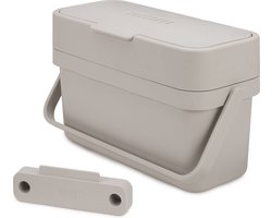 Joseph Joseph Compo Food Prullenbak - Afvalemmer voor Voedsel - 4L - Stone Wit