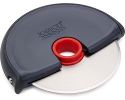 Joseph Joseph Disc Pizzasnijder – Grijs – Easy-Clean – Verwijderbaar Mes – BPA-vrij & Vaatwasserbestendig