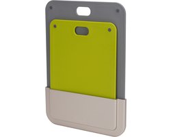 Joseph Joseph - DoorStore Houder met 2 Snijplanken - Polypropyleen - Multicolor