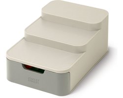 Joseph Joseph Duo Keukenkastorganizer - Compact - Polypropyleen - Grijs
