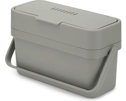 Joseph Joseph Duo Opal - Composteer Emmertje Easy Fill - Glas - Grijs
