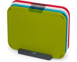 Joseph Joseph Duo Opal - Snijplanken in Statief Set van 4 Stuks - Polypropyleen - Multicolor