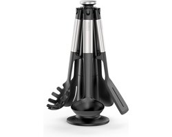 Joseph Joseph - Elevate Carrousel met Keukenhulpen 6-Delig - Kunststof - Zilver