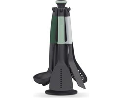 Joseph Joseph - Elevate Carroussel met 6 Keukenhulpen Editions Sage - Nylon - Groen