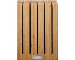 Joseph Joseph - Elevate Steel Messen met Houder Bamboe 5-Delig - Kunststof - Bruin