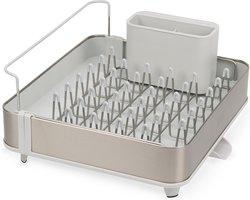 Joseph Joseph - Extended Steel Afdruiprek - Polypropyleen - Zilver -