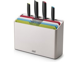 Joseph Joseph - Foilio Icon Plus Snijplank en Messen 8-Delig - Kunststof - Multicolor