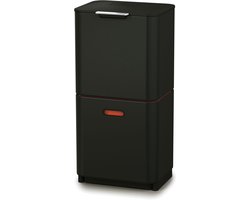 Joseph Joseph Intelligent Waste Prullenbak Totem Max - 60 l - Zwart