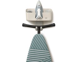 Joseph Joseph - IronHub Strijkijzer en Strijkplank Organizer met wandbevestiging - Polypropyleen - Crème -