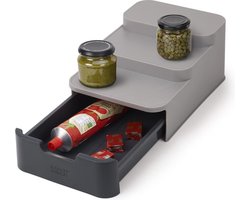 Joseph Joseph Keukenkast organizer met lade donkergrijs - CupboardStore